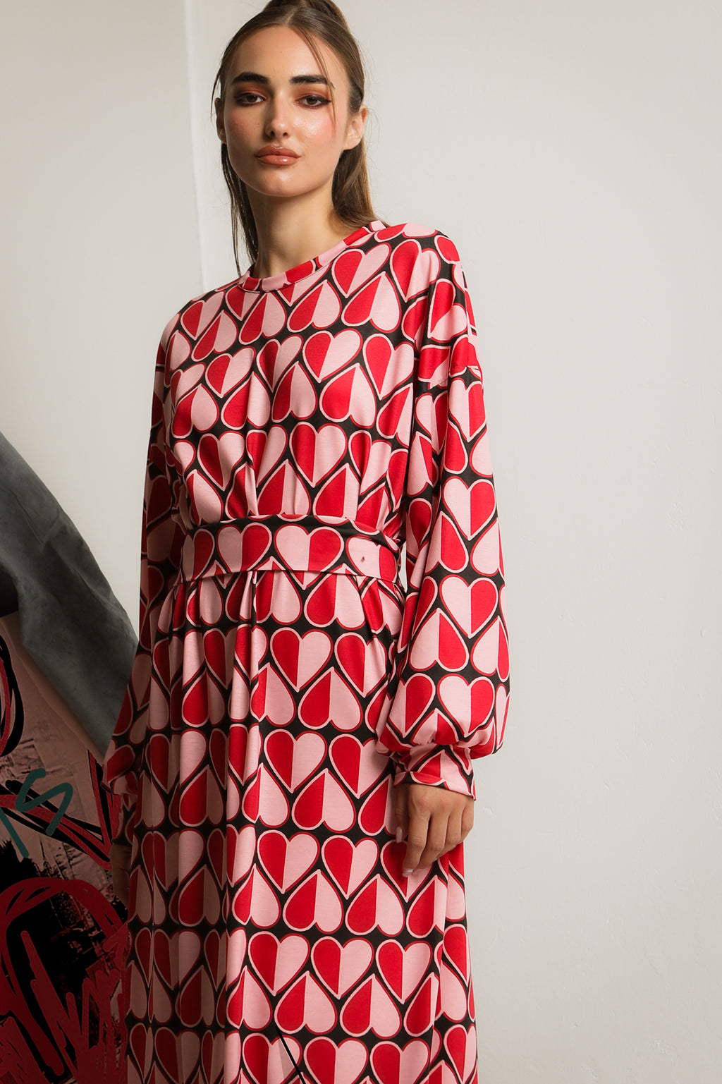 SOLENE DRESS (hearts)